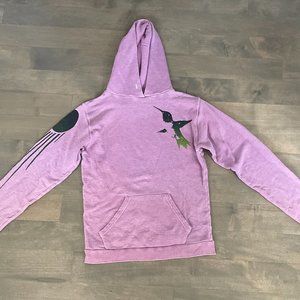 FREECITY Purple LIFE NATURE LOVE Hoodie